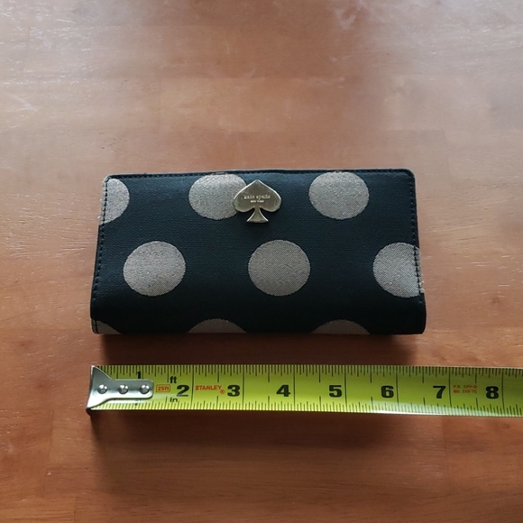 Kate Spade Polka Dot Bifold Wallet - Picture 2 of 8